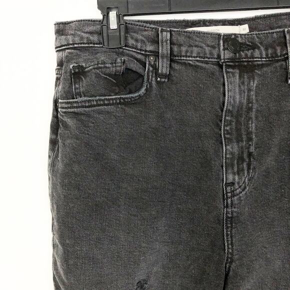 HUDSON Women Harlow Cigarette Jeans 32 US 14 Black Dark Lovely High-Rise NWOT - Picture 5 of 11